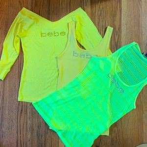 Bebe tops size medium